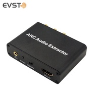 HDMI-Compatible ARC Audio Extractor HDMI-Compatible ARC Adapter Audio Converter for HDTV Soundbar Am