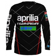 aprilia new tee long sleeve 3d printed from s to 3xl