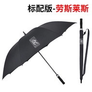 ร่มพับได้ขนาดใหญ่พิเศษ27นิ้วแบบสองชั้นร่มก้านตรงร่มด้ามจับยาวกอล์ฟเมอร์เซเดสเบนซ์ BMW