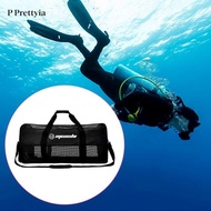 P Prettyia Mesh Scuba Diving Duffel Bag 60L Large Capacity Waterproof Swimming Equipment Storage for