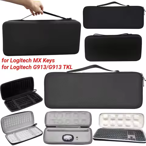Portable Carrying Case For Logitech MX Keys Wireless Keyboard Hard Shell Storage Box for Logitech G9