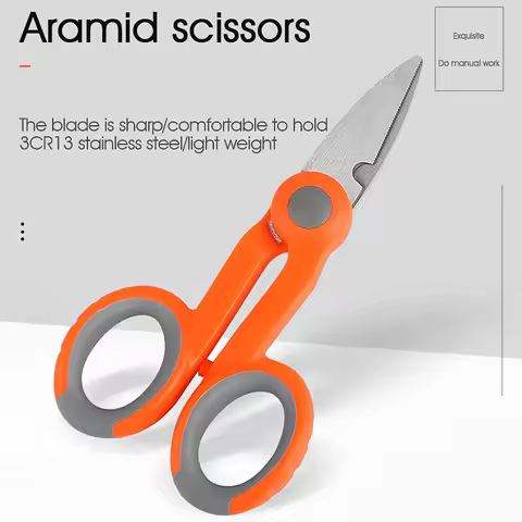 Optical Fiber Hand Tool Aramid Scissors Fiber Optic Aramid Stripping Tool