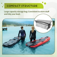 wsustore--Canoe Inflatable Boat Seat Storage Bag with Padded Seat Cushion Seat Bag Storage Bag Cushi