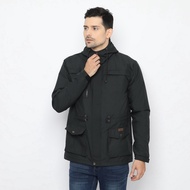 Arcilo Men's Parka Castan Black Jacket - Elegant Black | Windproof & Drizzle
