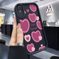 Case For Xiaomi Redmi 9A 9i 9T 9 Power Phone With Soft Silicone Frame Heart Design