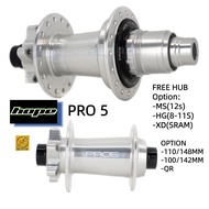 [UK] HOPE Pro 5 Hub Set 32H / 6-Bolt / Boost 110-148 / Non Boost 100-142 / QR / Silver