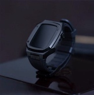 Apple Watch AW series 6 金屬殼運動錶帶 44mm premium luxury case steel rubber 全包保護殼 (MIL-44-15)