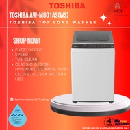 Toshiba AW‑M801AS (WS) 7 kg Top Load Washer – 8 Program Smart Washer - 4 Ticks + Free Shipping