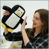 Stuffed Penguin Plush Comfortable Cool Collectible Hugging Dolls Anime Cuddle Toy Room Decor for Adu