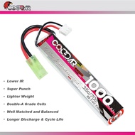 CD2S100035AF || Coddar 2S 7.4V 1000mAh 35C Mini Tamiya LiPo Battery for AirSoft