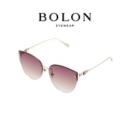 BOLON BL7200 A62 Women's Sunglasses, High Quality Cat Eye Women's Fashion Sunglasses, Beta Titanium 
