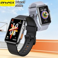Awei H28 All-day Health Monitoring Smart Watch 1.57 Digital Screen One-Button Bluetooth Call Smart Watch Multi Sport Modes Sport Watch