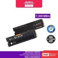 WESTERN DIGITAL SN850X BLACK 1TB 2TB M.2 NVME GEN4X4 SSD - WITH / WITHOUT HEATSINK