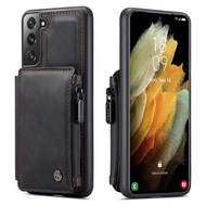 CASE SAMSUNG S21 S21+ S21 ULTRA CASEME ORIGINAL FLIP WALLET CASE SLOT TEMPAT KARTU