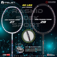Felet High Tension Frame 27,28 4u Heavy Head 82G 40LBS Racket Badminton Racket Raket Badminton Racqu
