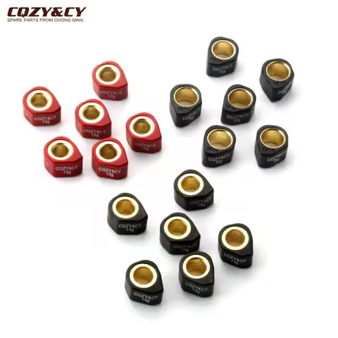 6PC GY6 125cc Racing Roller Set Weight 18x14mm 9g 13g For Baotian BT125T 152QMI 157QMJ 4-Stroke Engi