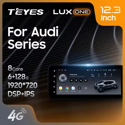 TEYES LUX ONE For Audi A4 4 B8 5 B9 Q5 8R Q5L 2 FY A3 8V A6 A6L 4 C7 Q3 8U 2007 - 2023 Car Radio Mul