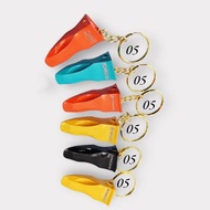 30/20PCS For Kobelco Hitachi Komatsu Sany Doosan alloy keychain bucket tooth keychain creative keych