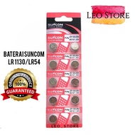 LEO STORE - WATCH BATTERY READYSTOCK SUNCOM BATTERY (NUMBER: LR1130/LR54) UNIT PRICE