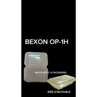 Benxon Ops 1H [100pcs]/Ops L01H (LOCK) [50pcs],Bakery Disposable Plastic Clear / Bekas Kuih/Plastic 