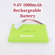 Bateri Kereta Control 9.6V(2000mAh) RC Car Rechargeable Battery USB Charger