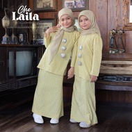 KURUNG CHE LAILA KIDS by ELLE ZAHRA baju kurung kedah klasik cotton / baju kurung checkered / kurung kedah budak