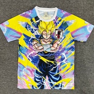 japan football jersey japan jersey 2526 Japanese soccer jersey, short-sleeve, anime-style training w