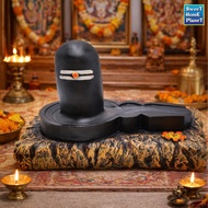 Divine Lord Shiva Lingam Black Mahadev Statue for Positive Energy and Vastu – Decorative Spiritual F