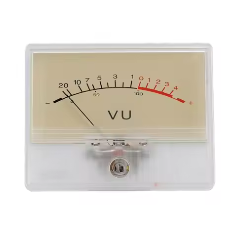 Backlit VU Meter Pointer Type DC500uA Digital Amplifier Volume Meter Power B9HF