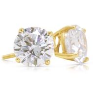 Diamond Stud Earrings For Women, Mens Diamond Earrings,14k Yellow Gold, 1ct-2ct Round, Princess, Hea