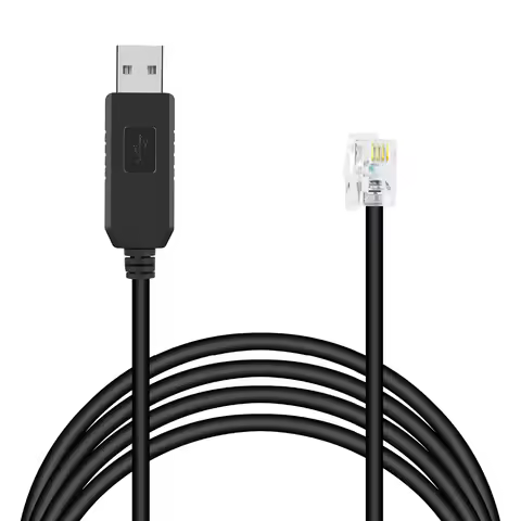 FTDI USB RS232 4P4C RJ9 Adapter Serial Converter 6FT 16.4FT Ioptron Telescope Cable for IEQ30pro ZEQ