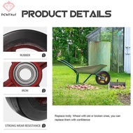 6/8/10/12 Inches Push Cart Rubber Wheel Heavy Duty Wheel Handtruck