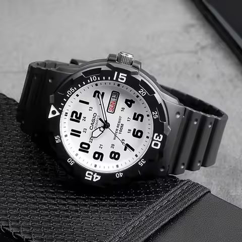 Casio MRW200H Series | Unisex Analog Watch | 100M WR | Stainless Steel Case | 3 Hand Analog | Date D