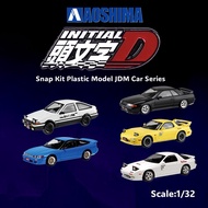 Aoshima 1/32 Initial D Snap Kit Plastic Model JDM Car Series