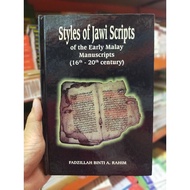 PSBL - Styles of Jawi Scripts of the Early Malay Manuscripts (16th - 20th Century) :  Fadzillah Bint