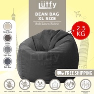 (Ready Stock) Bean Bag XL Size Adult Large Lazy Cozy Sofa Chair Durable Premium Quality BEAN BAG with beads