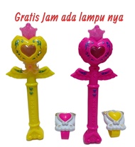 COD MAINAN GRATIS JAM NYALA TONGKAT PERI PERIAN BUNYI DAN NYALA / MAINAN FAIRY STICK / MAINAN PERI P