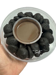 Black cookies blackout cookies dip Coklat cookies sos coklat