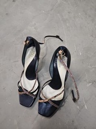 VAGO 藍色高跟涼鞋