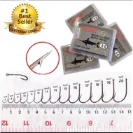 ตัวเบ็ด KOMI MARUSAIKO ( โกมิ มารูไซโก๊ะ ) ก้นรู มีเงี่ยง คม สินค้าคุณภาพ มีจำหน่ายเบอร์ 7 - 20