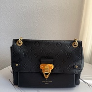 lv 全真皮黑壓紋 超美專櫃十幾萬 vavin