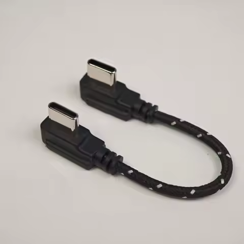 TimeEar TEC-B1 and TEC-B2 L-shape USB-C Audio cable OFC ultra thin plug for holding and gaming