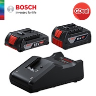 GDeal BOSCH 18V 2.0Ah/4.0Ah Professional Starter Kit-(1x18V2.0Ah+1x18V4.0Ah+1xPRO GAL18V-40 Charger)