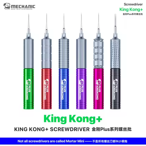 MECHANIC KINGKONG PLUS Screwdriver Set High Hardness Convex Cross Pentalobe Torx for Cell Phone Watc