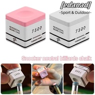 EDANAD TP7500 Billiard Chalk, Pink/Grey Square Snooker Neutral Pool Chalk, Professional Fine Powder 