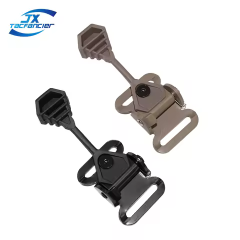 Tactical Spring Loaded Cam Buckle Sling Ster FC Style Rubber Pull Tab Kit Fit 25mm Webbing Airsoft R