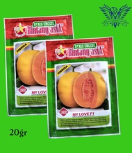 Benih Bibit Melon Golden MY LOVE F1 20 Gram Bintang Asia
