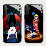 TS-90 Uchiha Sasuke HD Glass Casing for Oppo Reno 12F 13F F27 Realme 5 5i 5S 3 3i 6i 7 C65 Narzo 10 