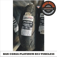 Corsa Tubeless Motorcycle Tire Type R93 Size 120/60 Ring 17 Tubeless Motorcycle Tire