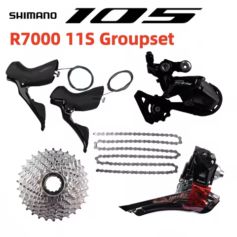 Shimano 105 Series R7000 Groupset 2x11S Shifter Front Rear Derailleur Cassette R7000 Hg601 Chain For